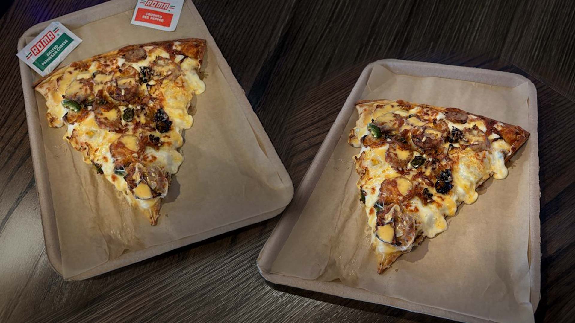 The Sconnie July pizza of the month features beer cheese, bratwurst, onions, and peppers for a bold Wisconsin-inspired slice in every bite. The Sconnie July pizza of the month features beer cheese, bratwurst, onions, and peppers for a bold Wisconsin-inspired slice in every bite.